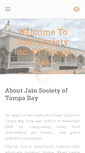 Mobile Screenshot of jainsocietytampabay.org